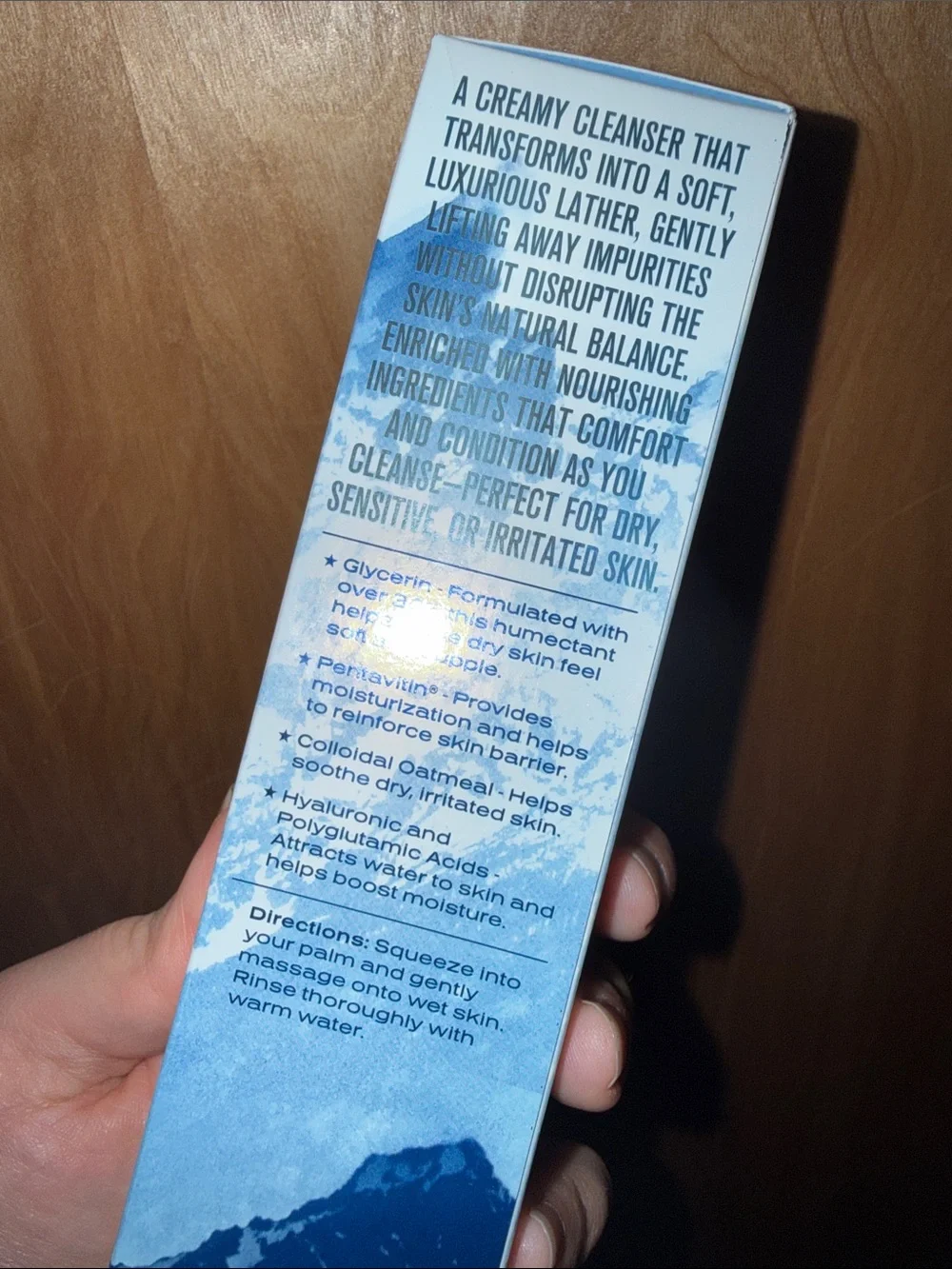 Wyoming winter cream cleanser